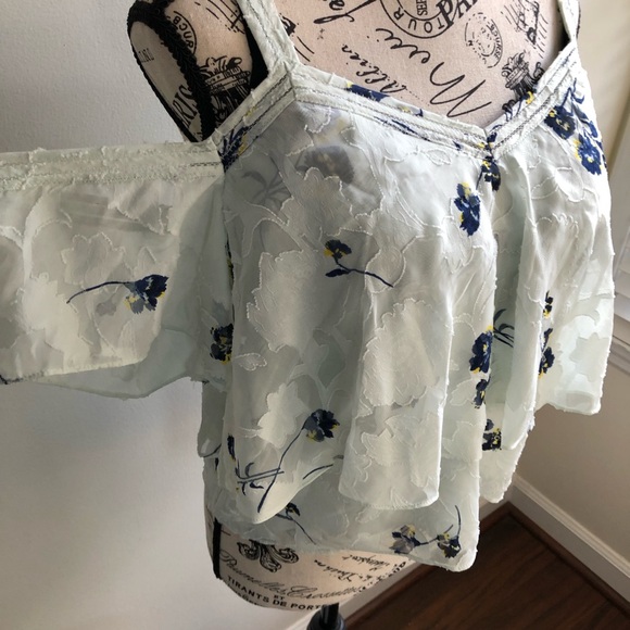 Lucky Brand Lace Ruffled Off Should Tank Top - Picture 3 of 7